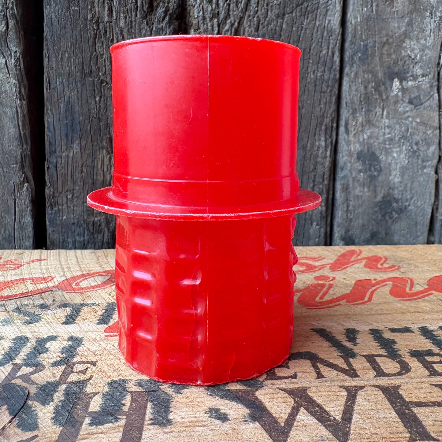 【1950s-1960s USA vintage】MR. PEANUT Plastic Mug Red