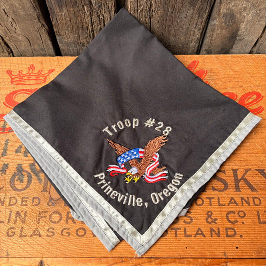 【USA vintage】Troop #28 Prineville, Oregon Boy Scout Neckerchief