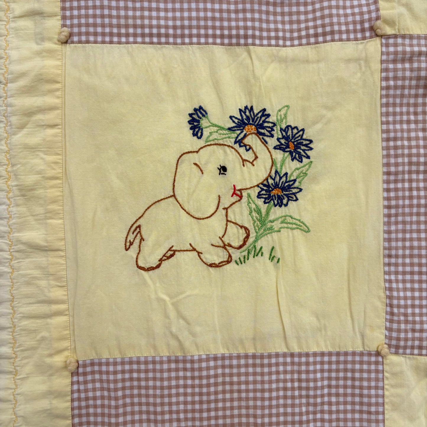【1950s USA vintage】Baby Patchwork Quilt
