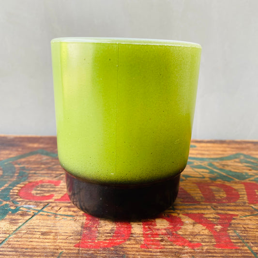 【1960s USA vintage】Fire-King mug Green×Black