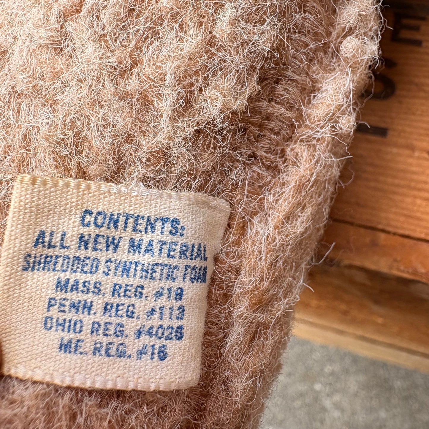 【1970s USA vintage】ANIMAL FAIR Teddy Bear