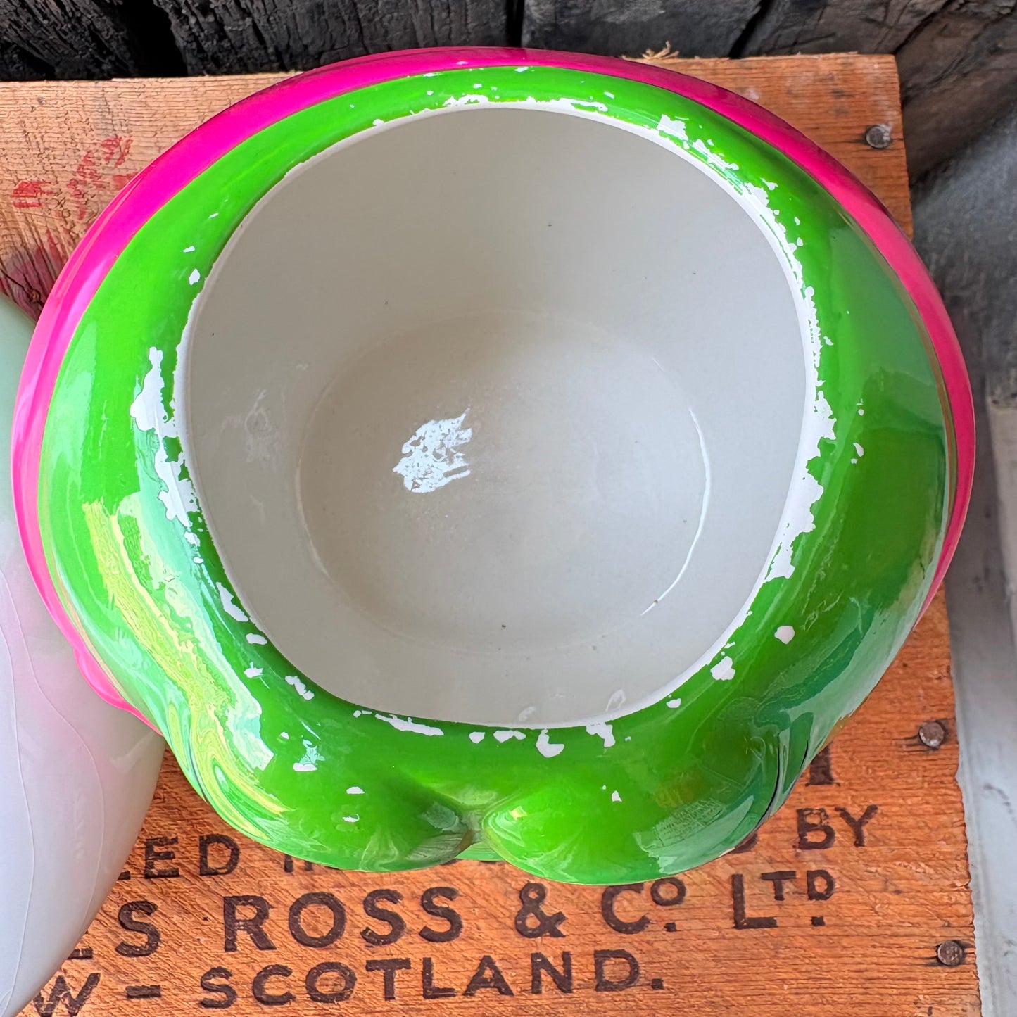 【2000s USA】 m&m’s Green Girl Ceramic Cookie Jar