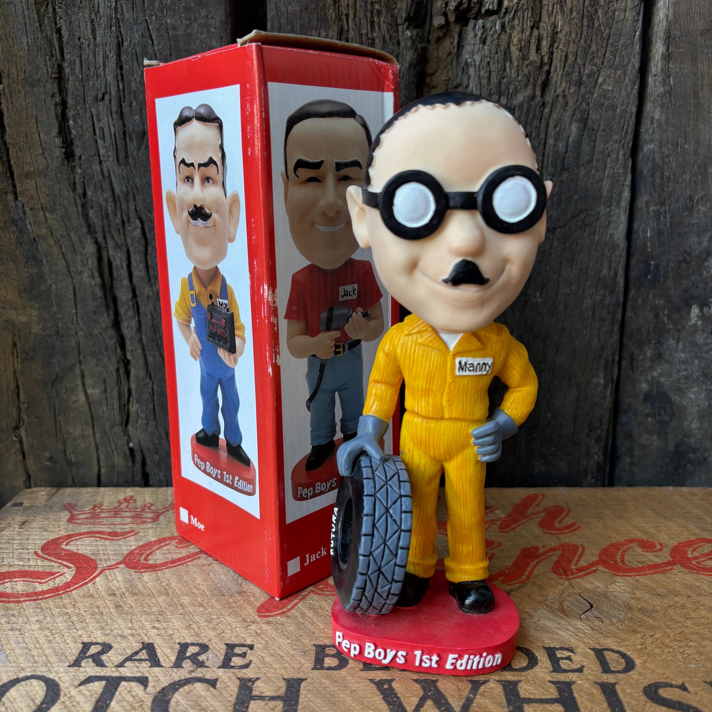 Pep Boys 1st Edition Bobblehead Figures Manny
