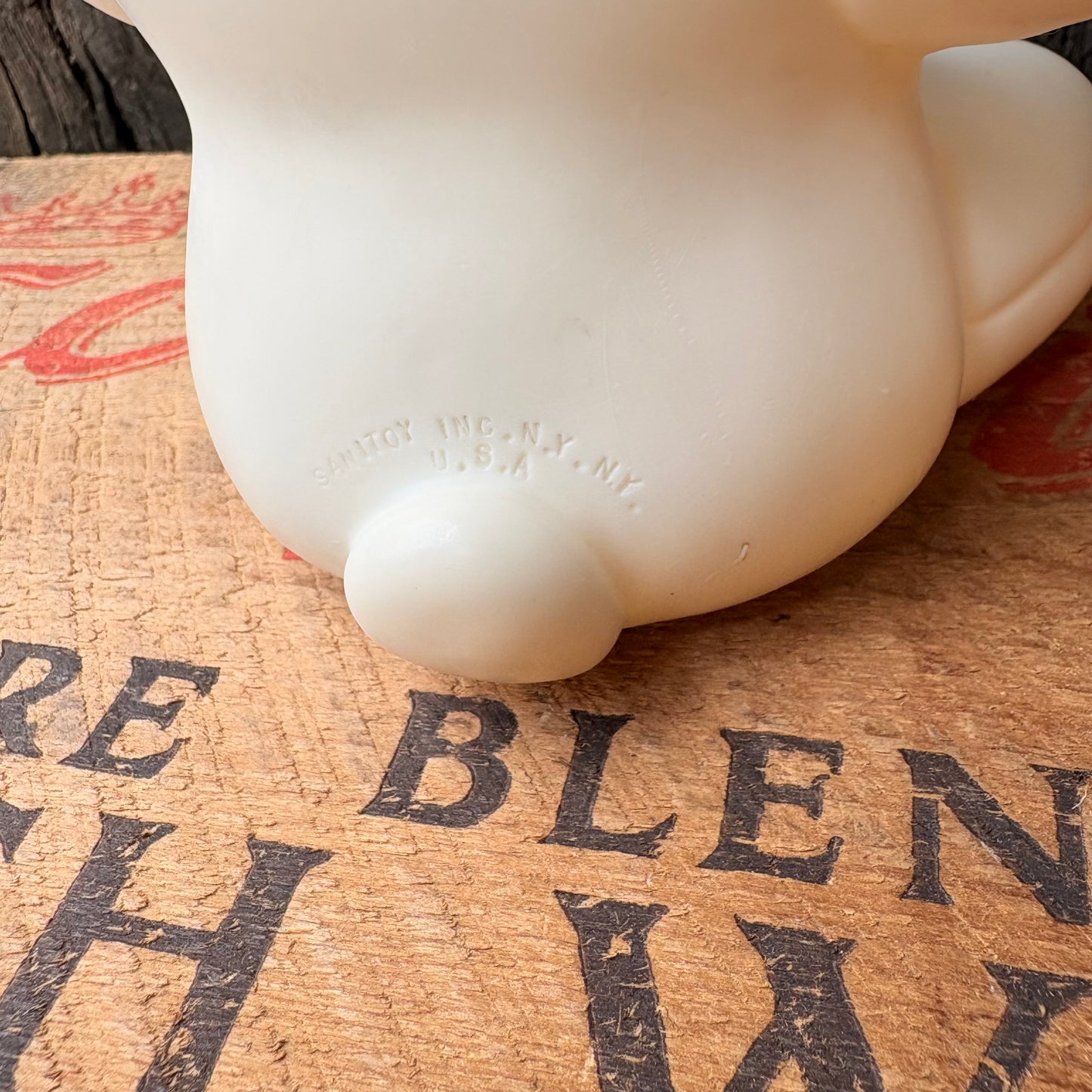 【1960s USA vintage】SANITOY Bear Toy
