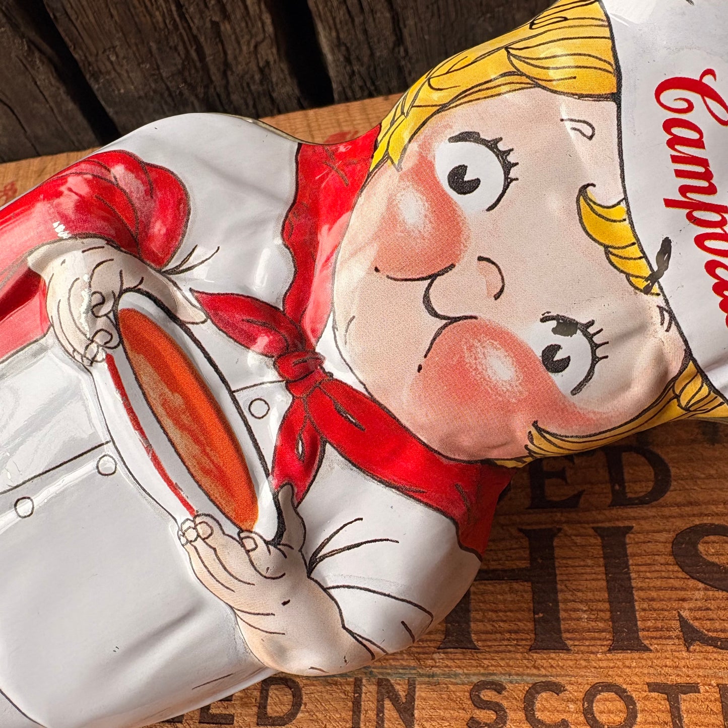 【1998 USA】 Campbell’s Soup Kids Chef Tin Container