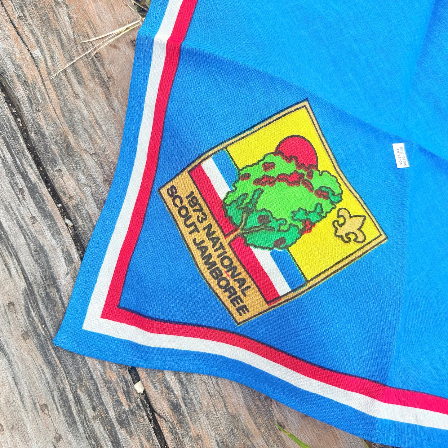 【1970s USA vintage】1973 National Scout Jamboree Bandana