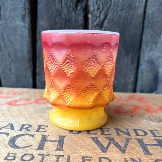 【1960s-1976 USA vintage】Fire-King Kimberley mug Orange