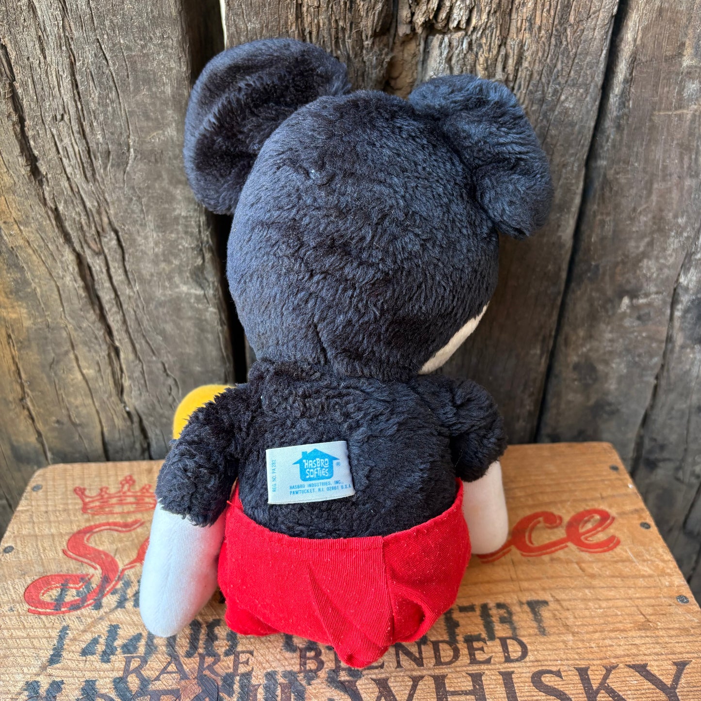 【1980s USA vintage】Mickey Mouse Plush Doll HASBRO SOFTIES