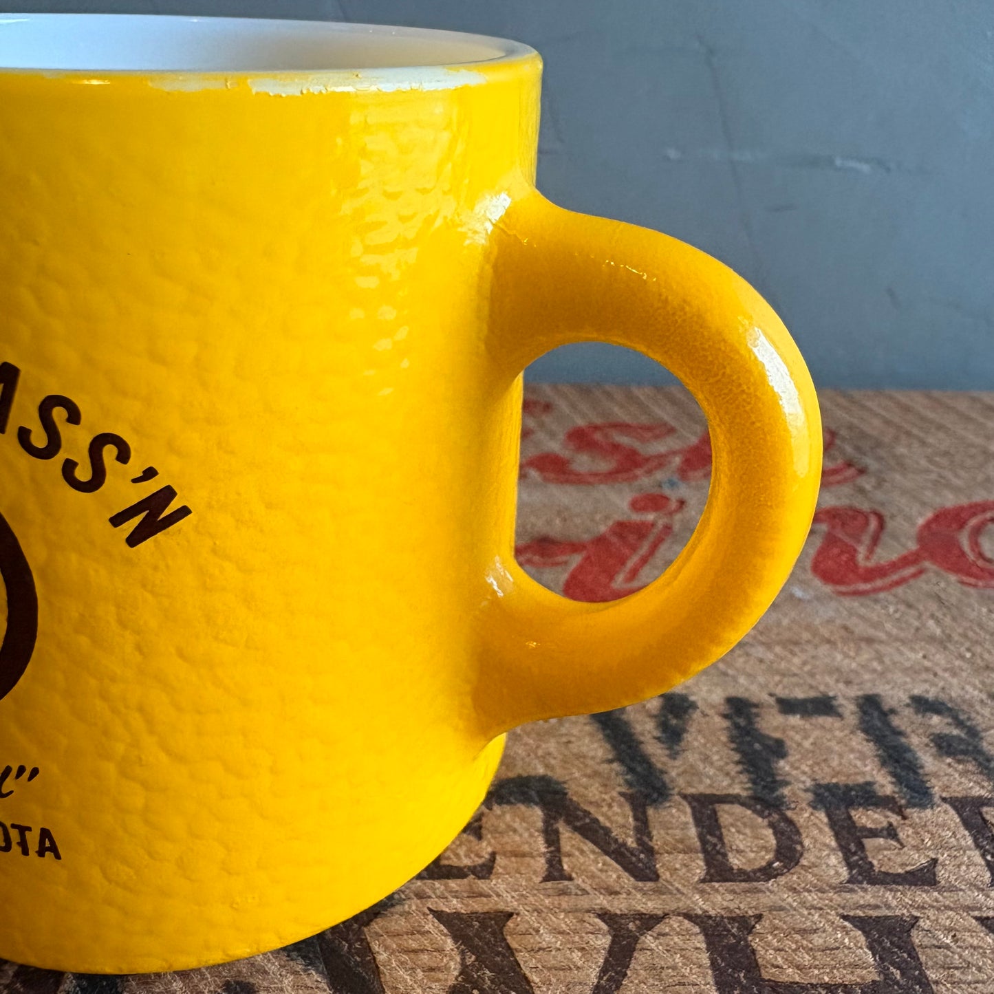 【1970s USA vintage】Hazel-Atlas CO-OP advertising mug