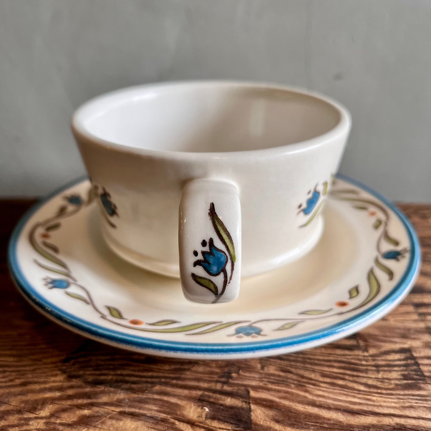 【USA ‘66 vintage】Metlox Poppytrail California Cup & saucer