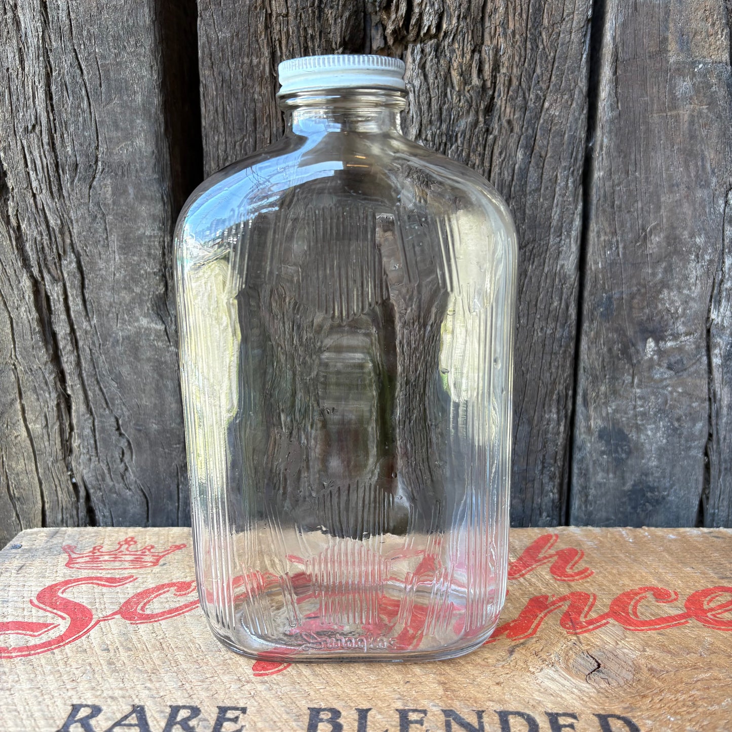 【1920s-1940s USA vintage】Owens-Illinois Duraglas Glass Bottle