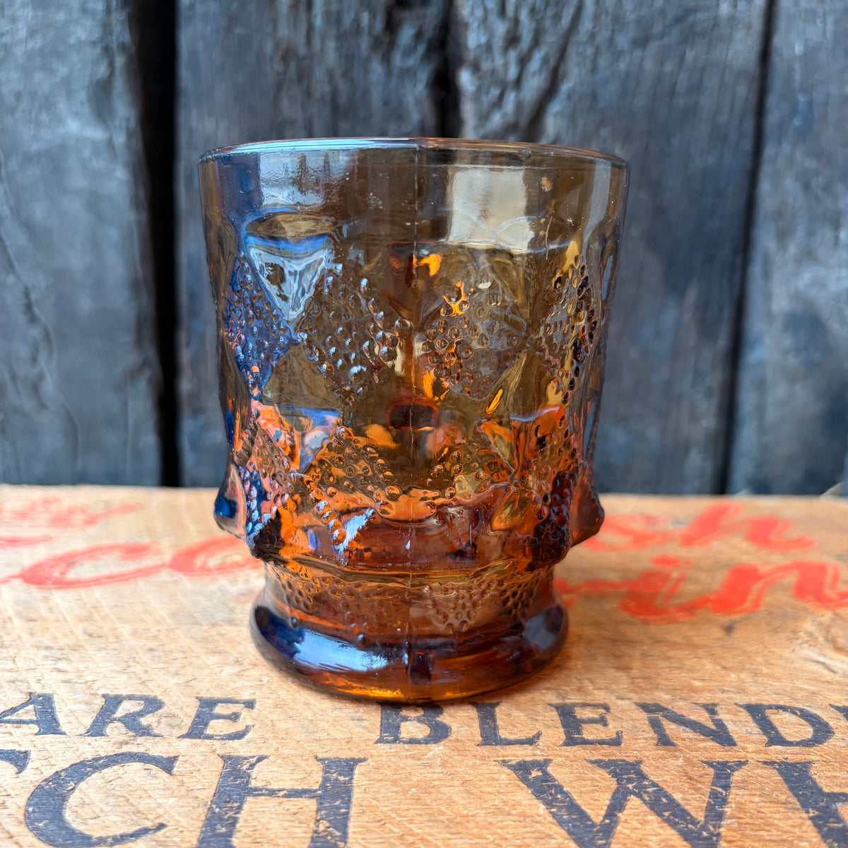 【1977- USA vintage】Fire-King Kimberley mug Amber