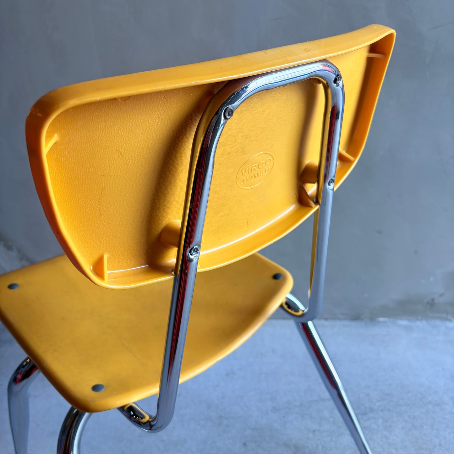 【USA vintage】VIRCO School Chair Yellow