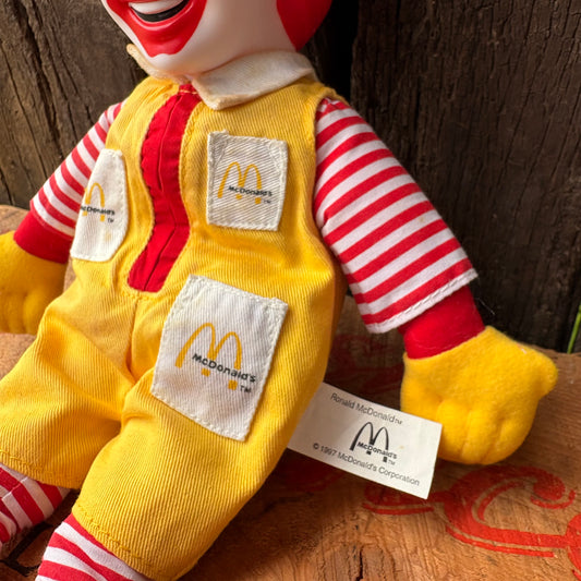 【1997】 Hong Kong McDonald’s Plush Doll  Ronald McDonald