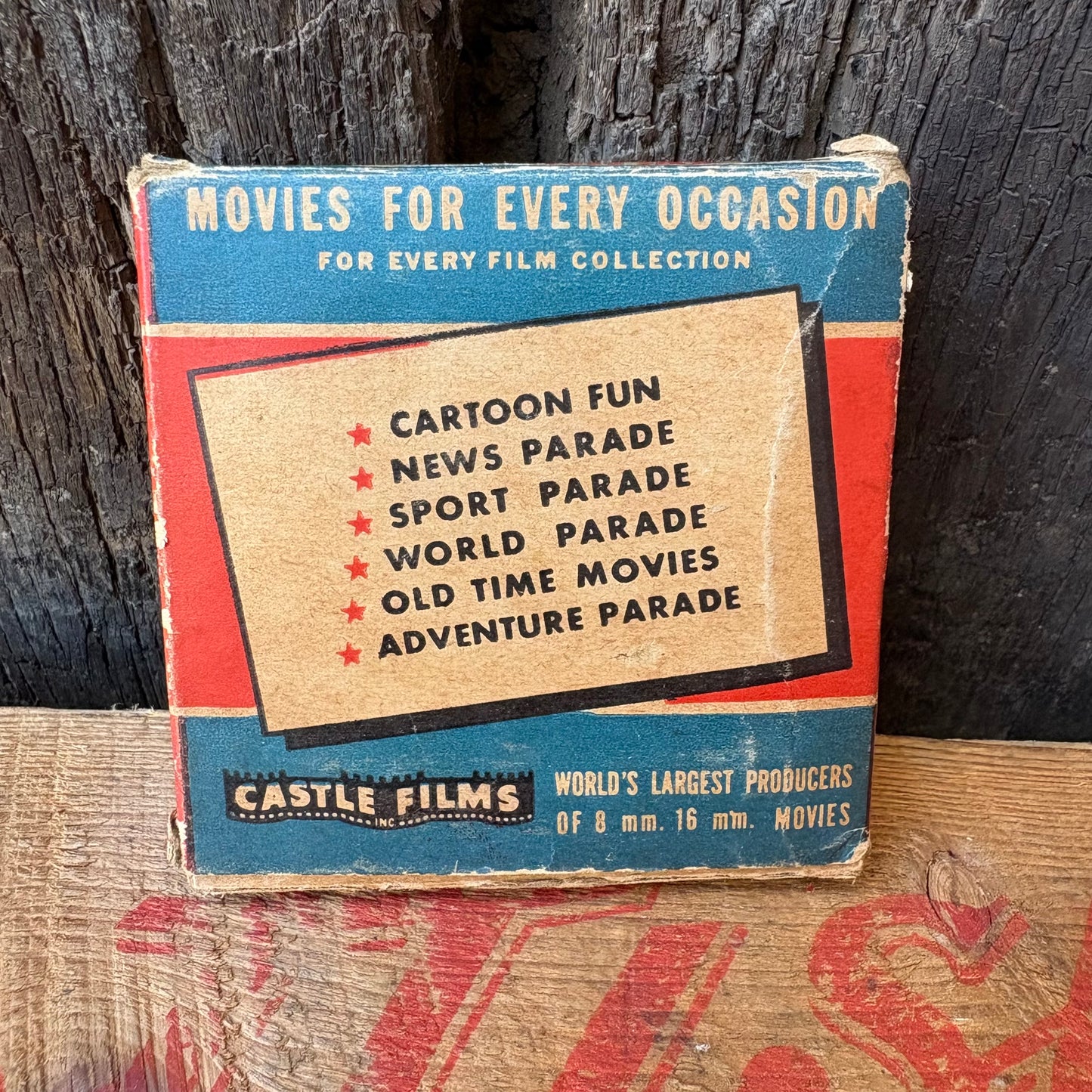 【1940s USA vintage】CASTLE FILMS NEWS PARADE OF THE YEAR 1944 8mm Film