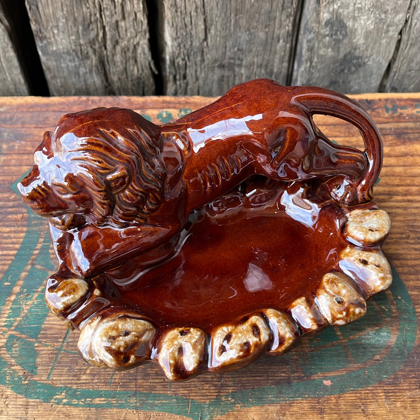 【USA vintage】JAPAN Lion Ashtray