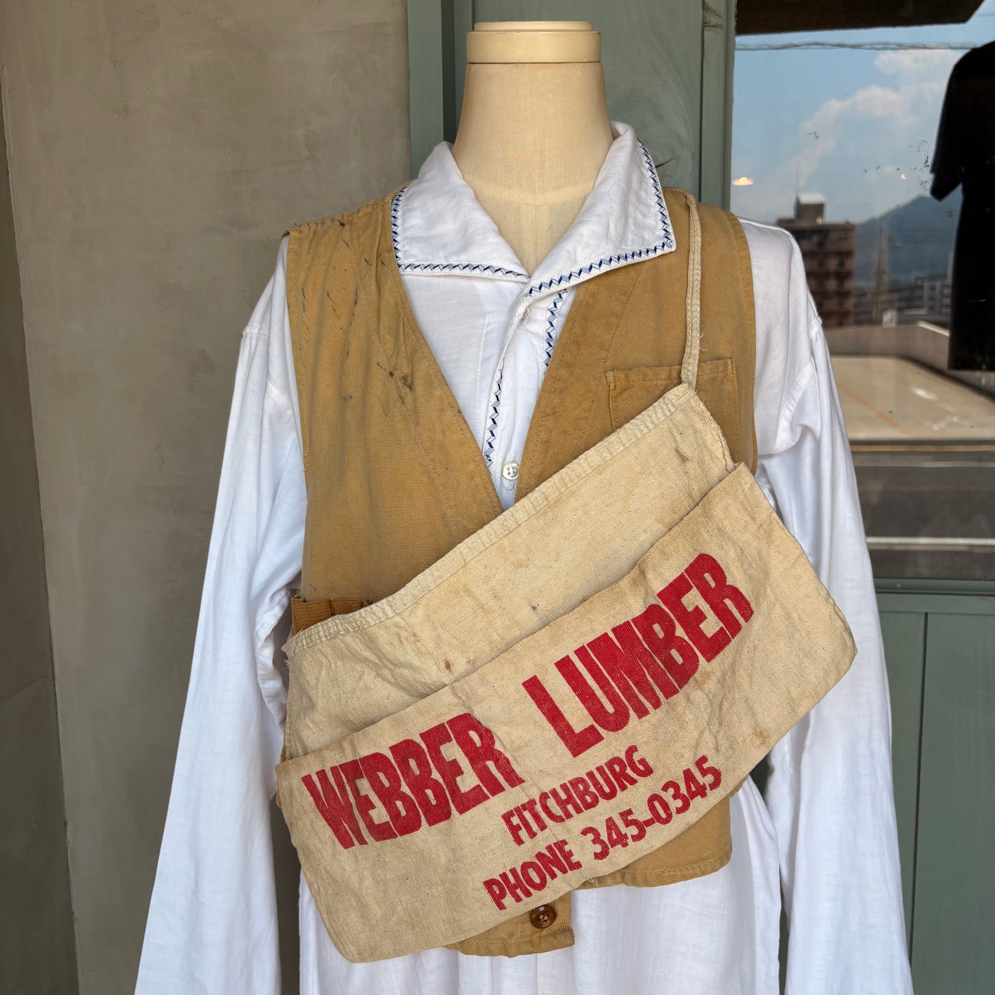 【USA vintage】work apron