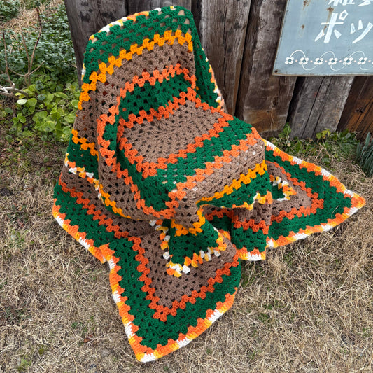 【USA vintage】granny blanket