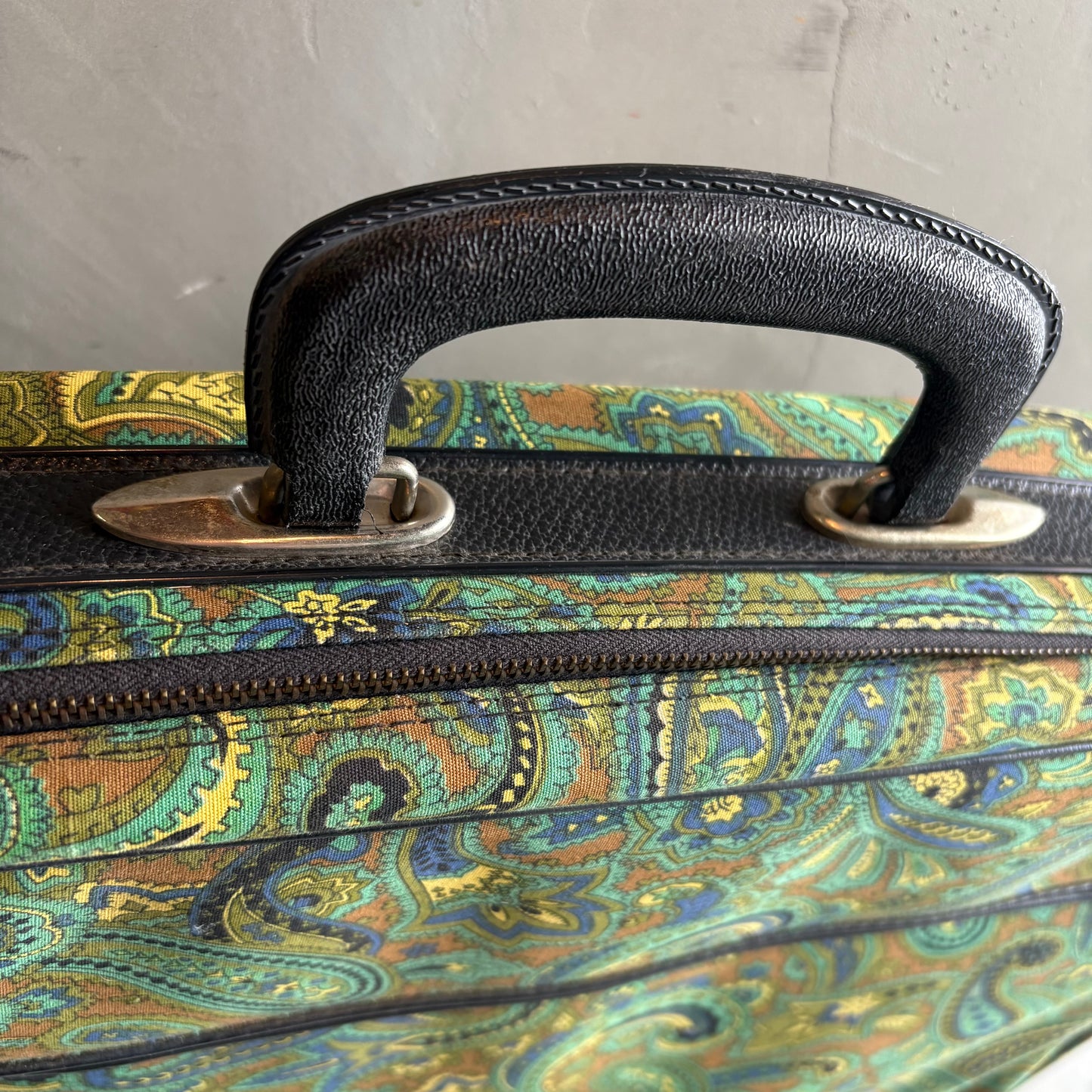 【1970s Japan vintage】Paisley Travel Bag