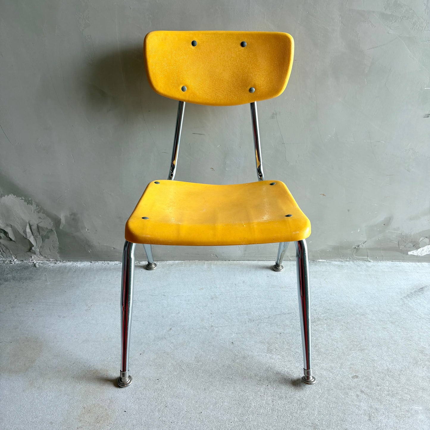 【USA vintage】VIRCO School Chair Yellow