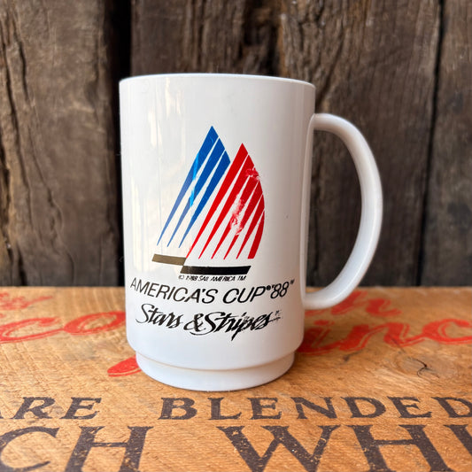 【1988 USA vintage】AMERICA’S CUP ’88 Plastic Mug Cup