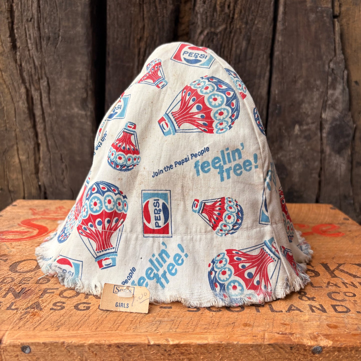 【1970s vintage】Pepsi “Feelin’ Free!” hat Sears GIRLS