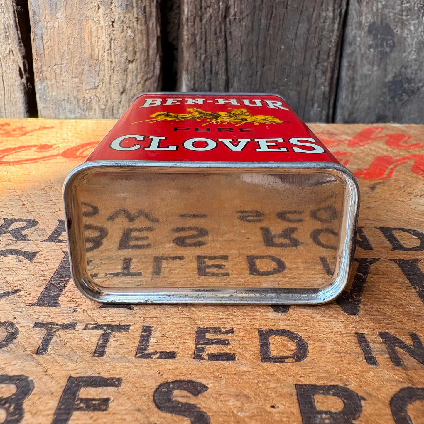 【1950s USA vintage】BEN-HUR Spice Tin Cans