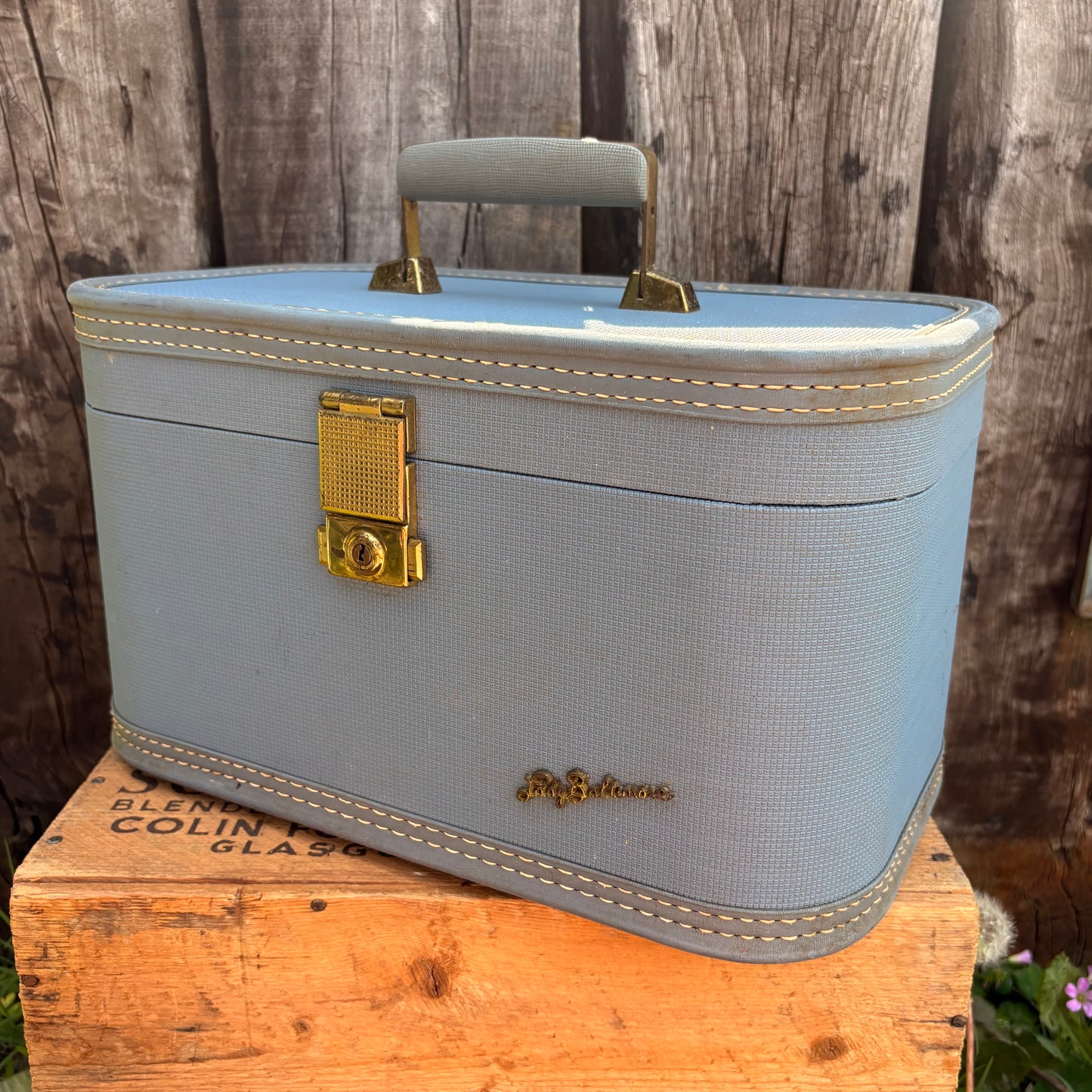 【1950s USA vintage】Baltimore Luggage Train Case
