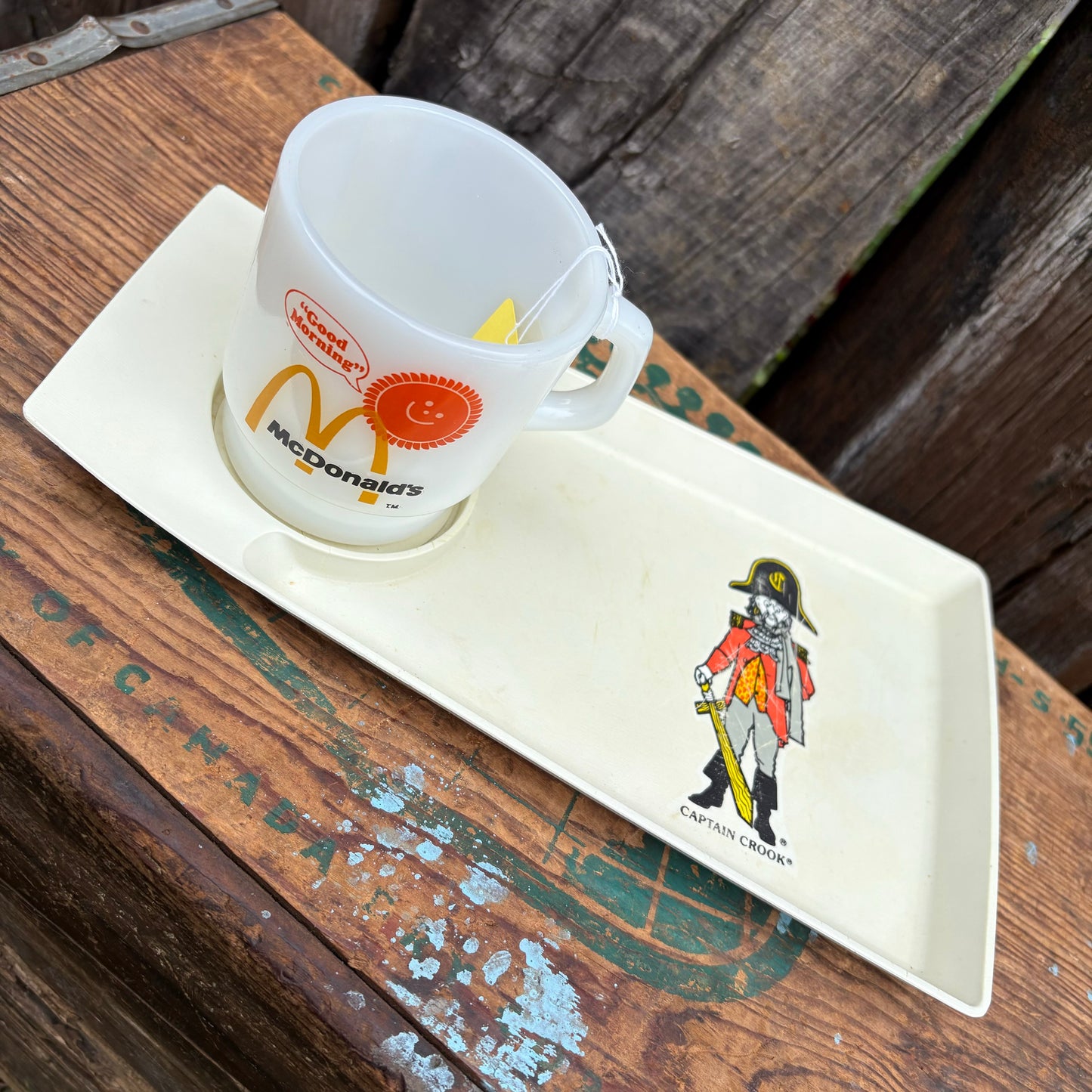 【1970s USA vintage】McDonald tray CAPTAIN CROOK