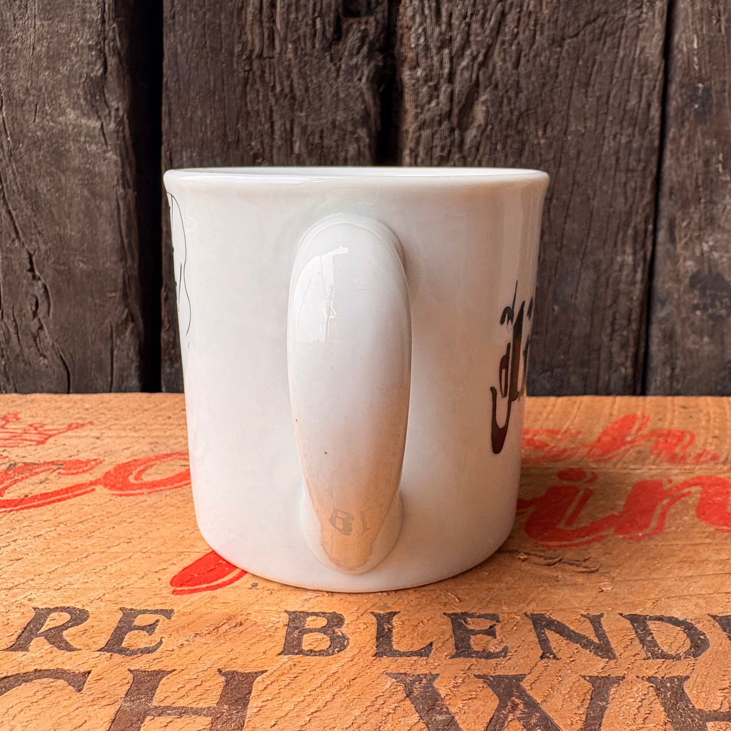 【USA vintage】 hand paint SNOOPY mugcup