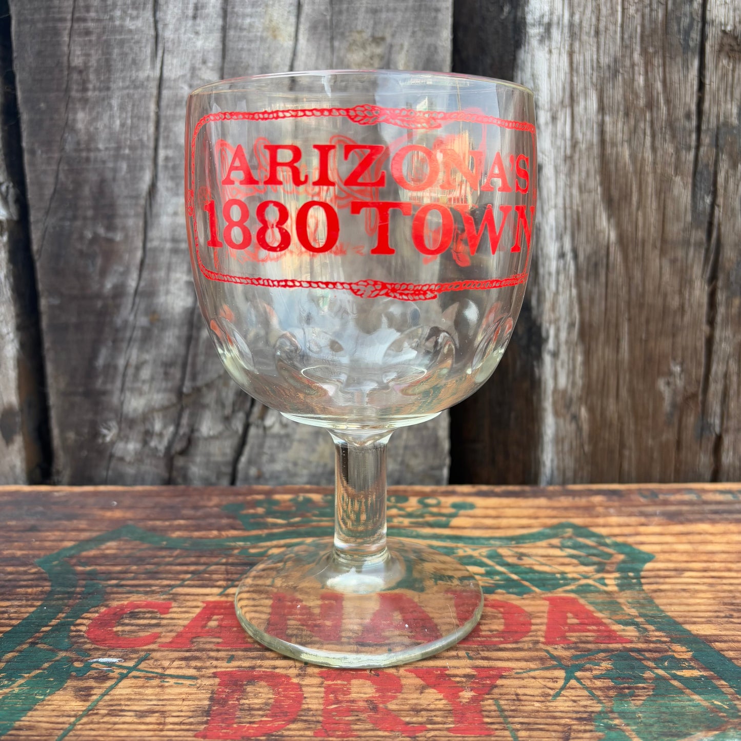 【1970s-1980s USA vintage】Beer Goblets ARIZONA'S 1880 TOWN