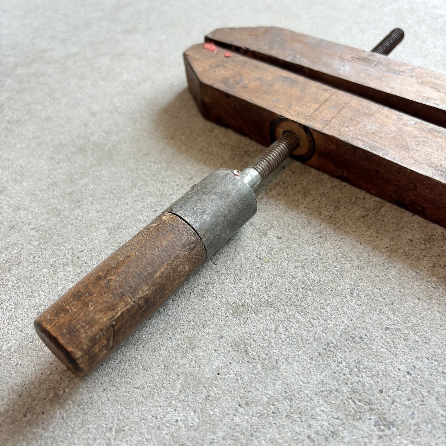 【USA vintage】Wooden Handscrew Clamp