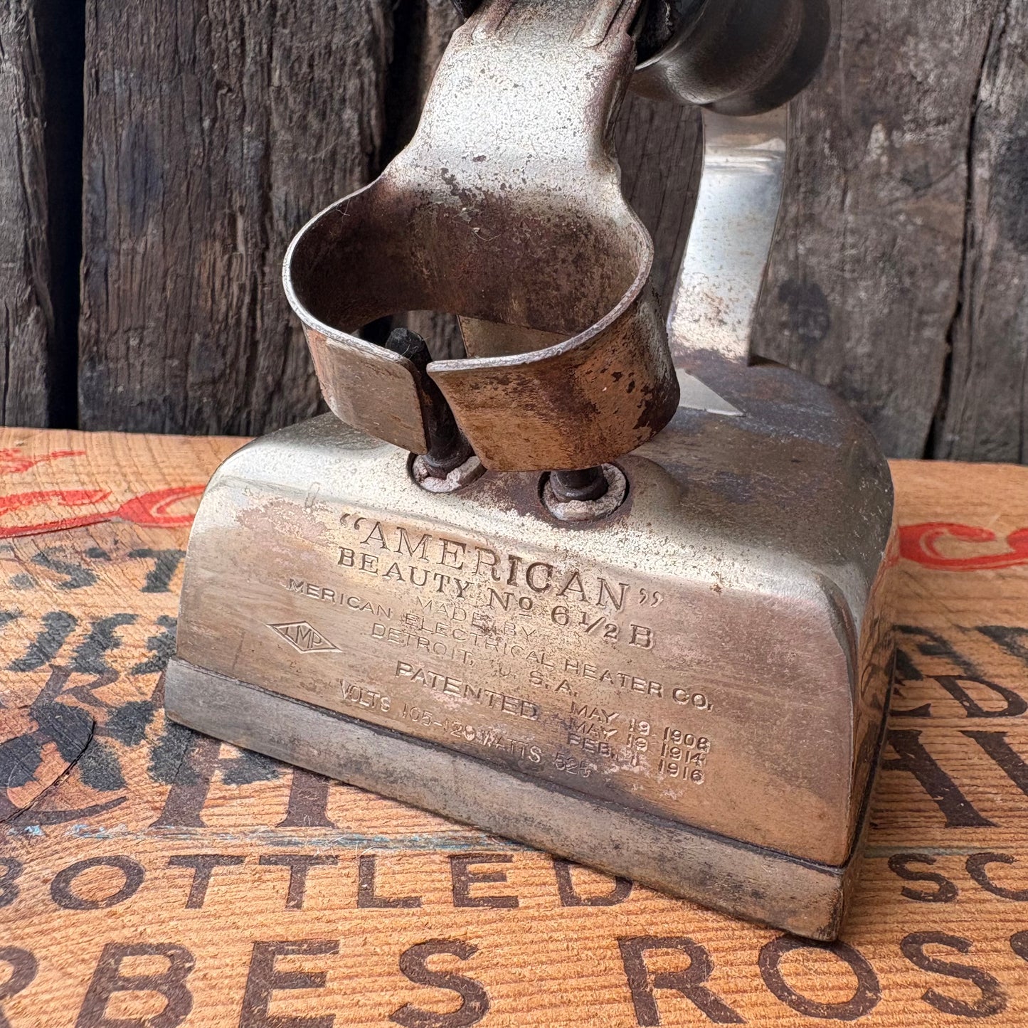 【1910s USA vintage】AMERICAN BEAUTY IRON