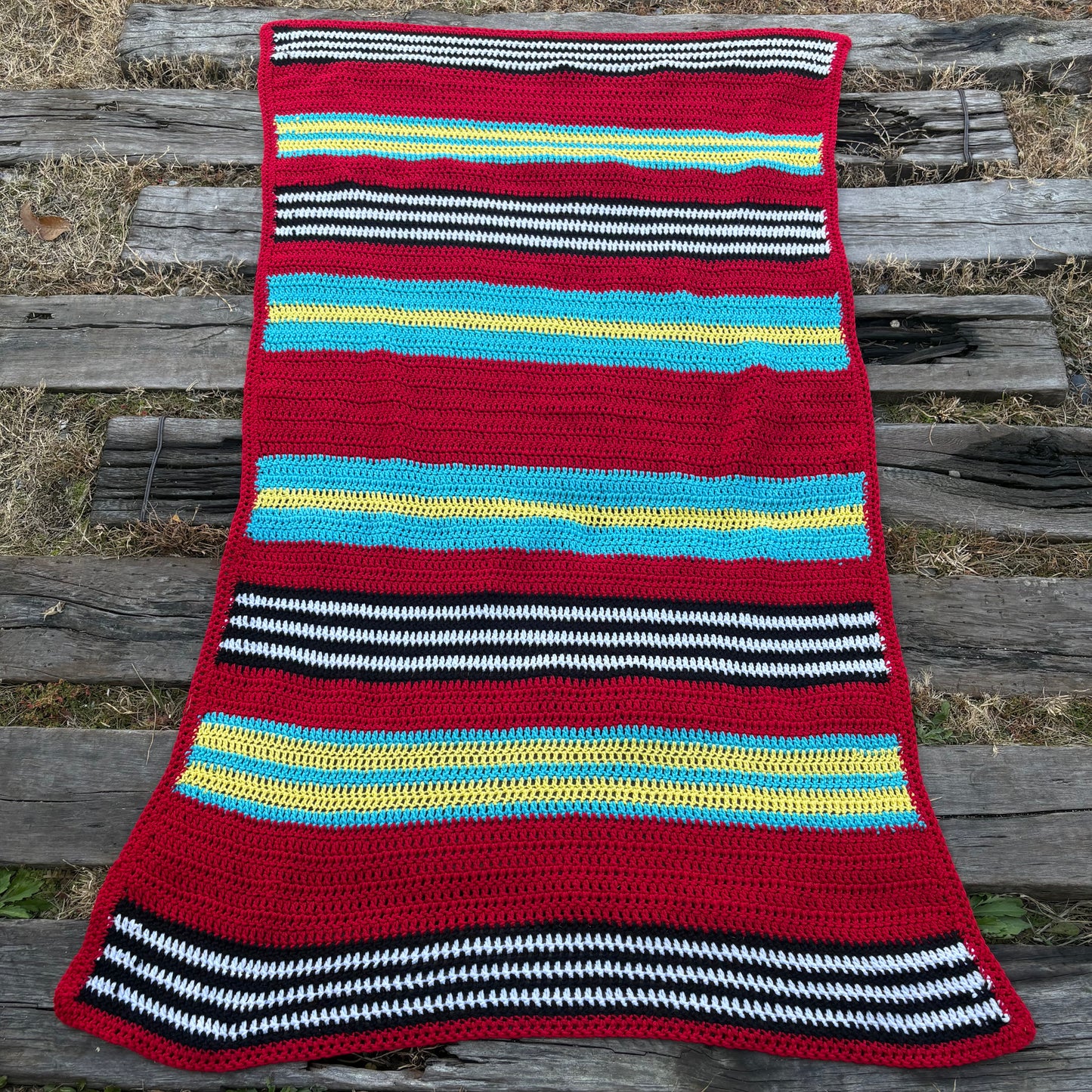 【USA vintage】granny blanket