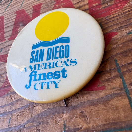 【USA vintage】PINBACK BUTTON SAN DIEGO