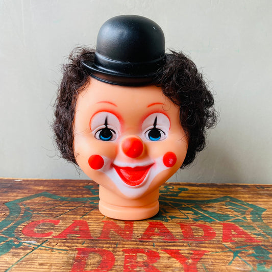 【USA vintage】clown doll head ピエロ ドールヘッド ブラウン