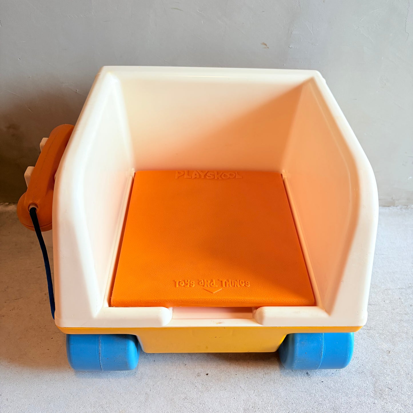 【1976 USA vintage】Playskool Pull Toy Wagon