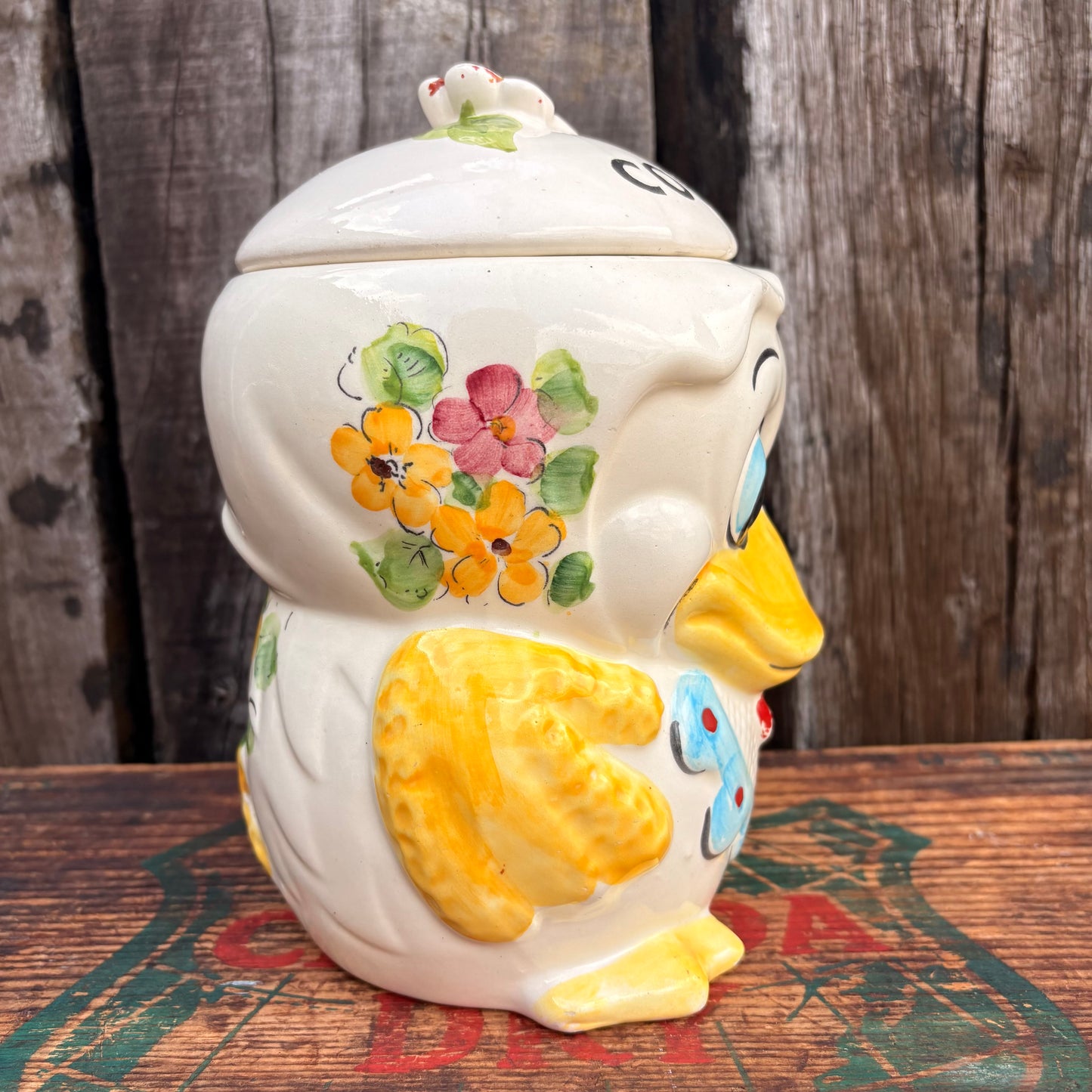 【vintage】Disney Donald Duck Cookie Jar