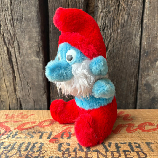 【1980s vintage】Smurf plush doll