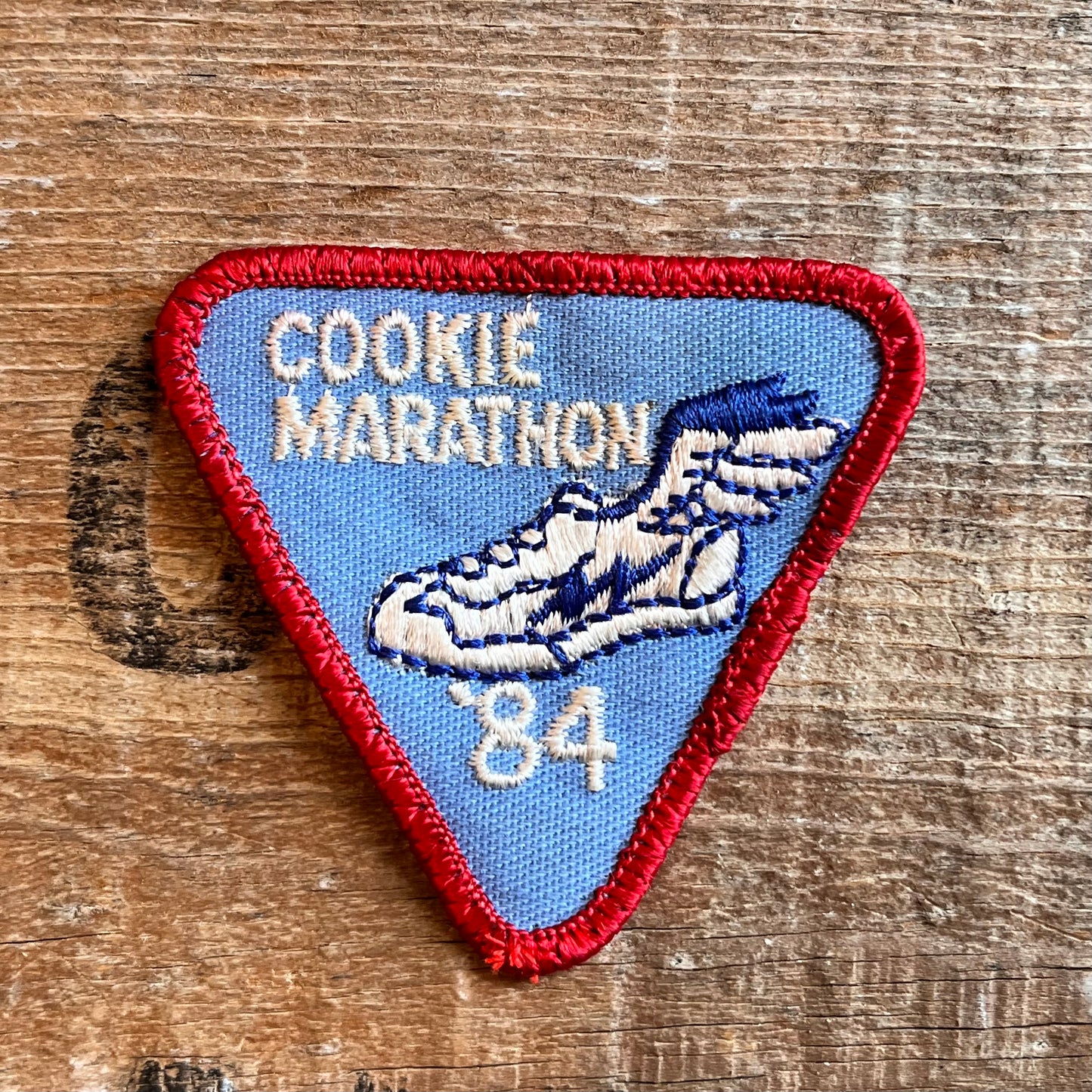 【USA vintage】ワッペン　COOKIE MARATHON ガールスカウト