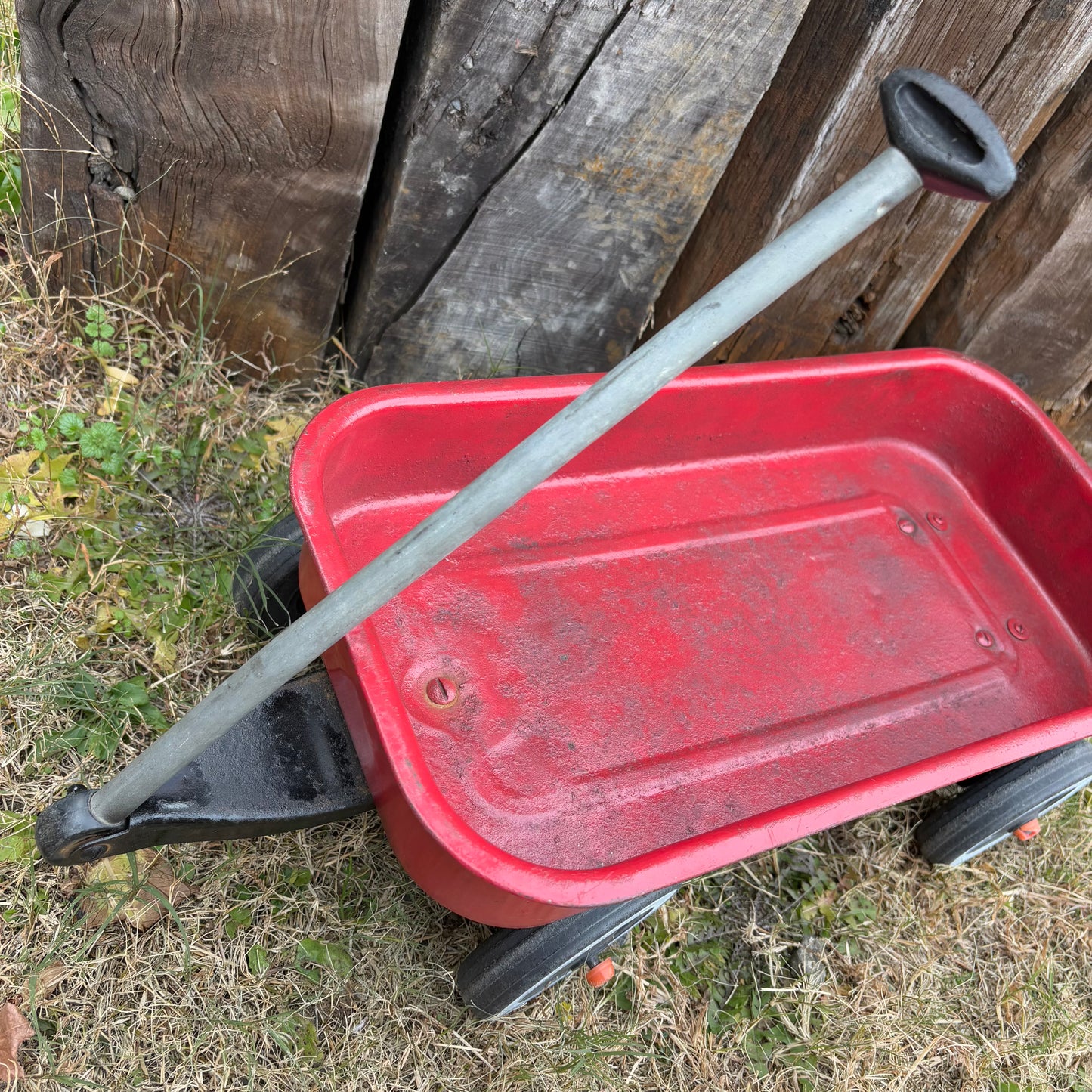 【1950s? USA vintage】radio flyer wagon