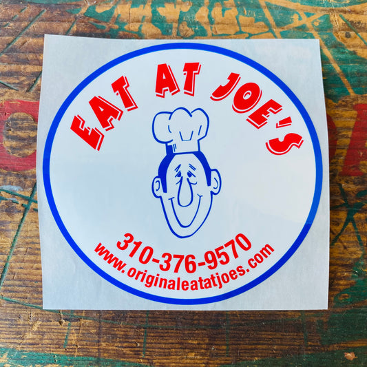 【USA】EAT AT JOE'S sticker