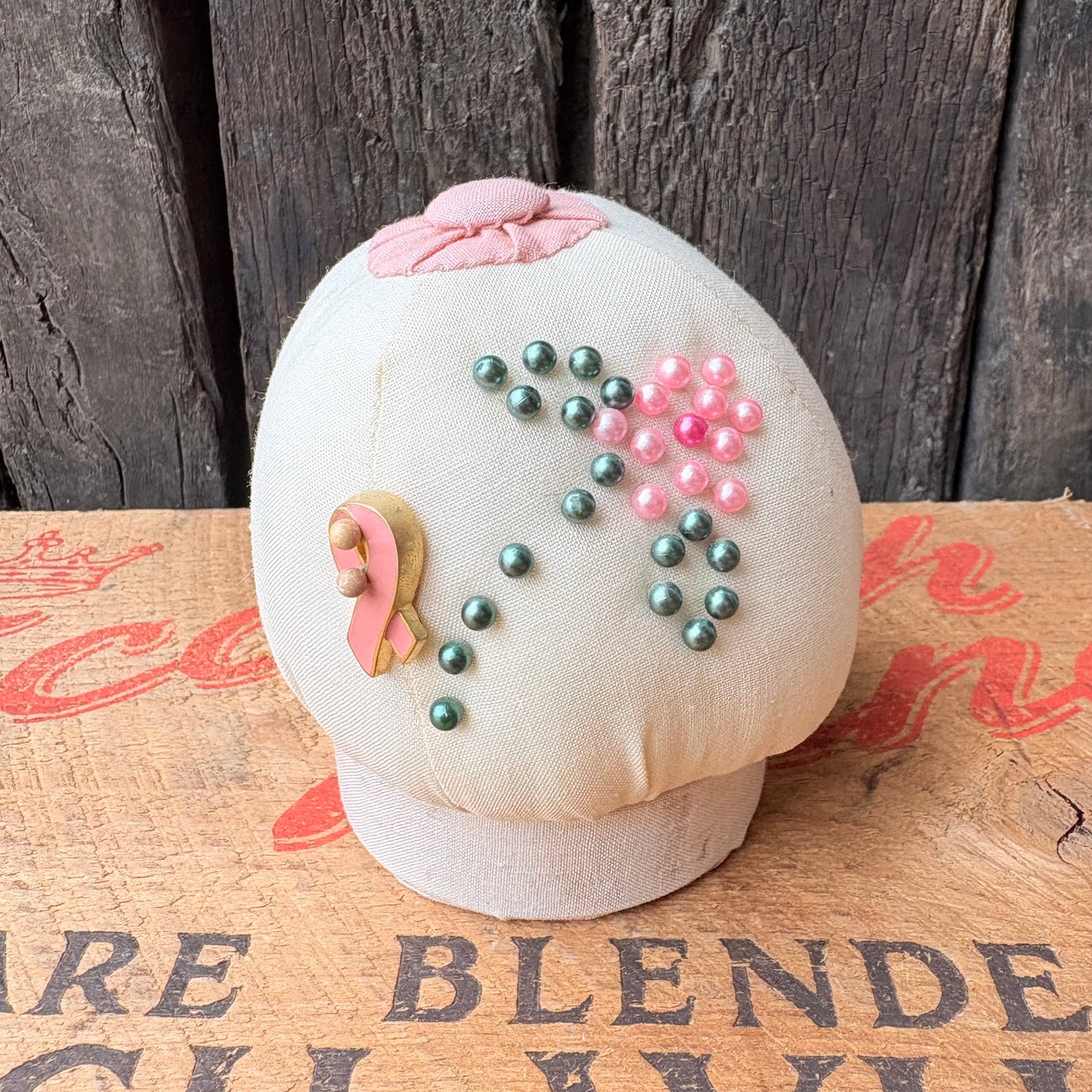 【USA vintage】Pincushion Pink Ribbon