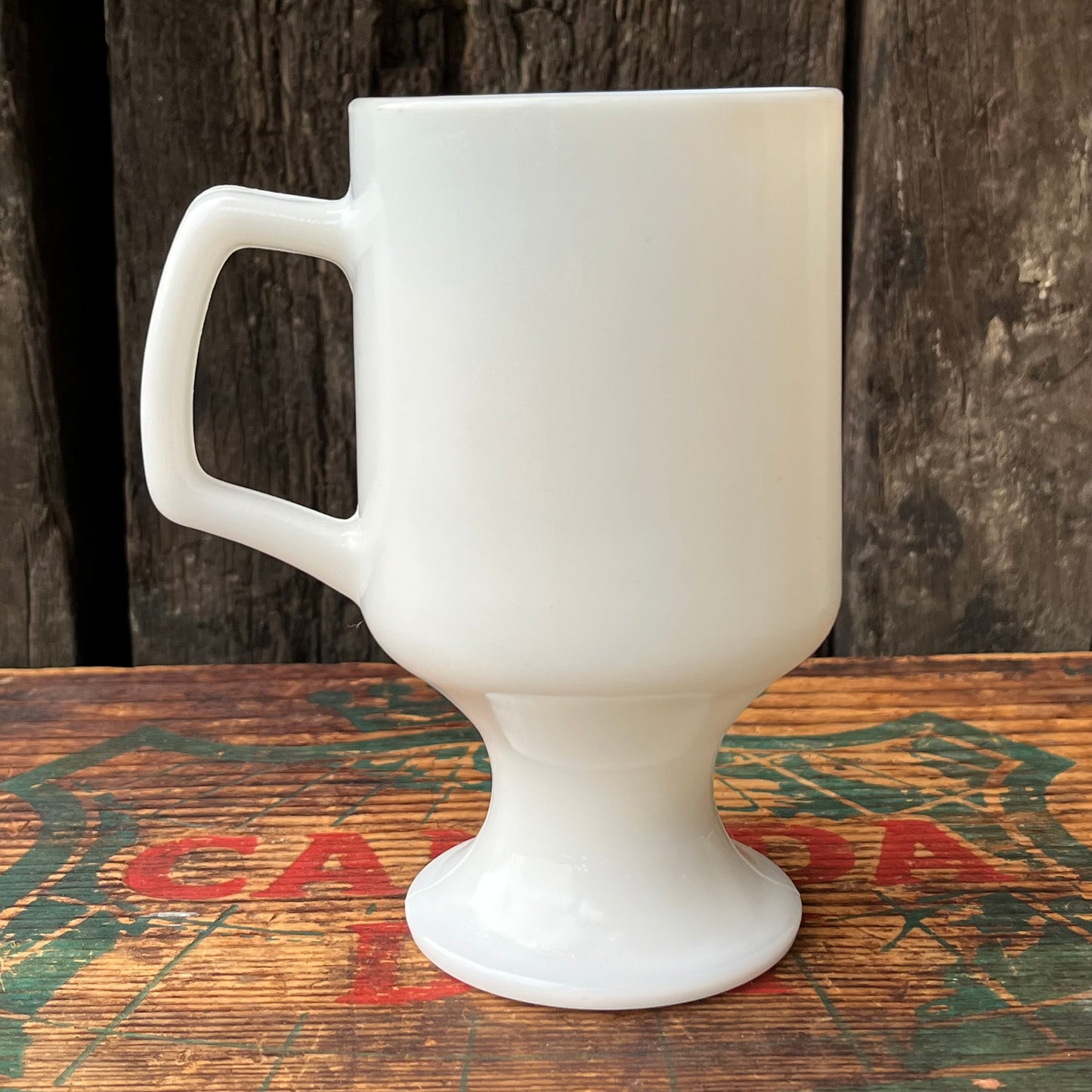 【USA vintage】EL CAJON Valley Bank Footed Mug