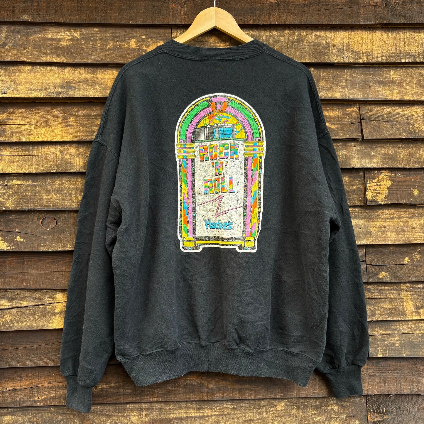 【USA vintage】sweat ROCK‘N’ROLL Hardee's