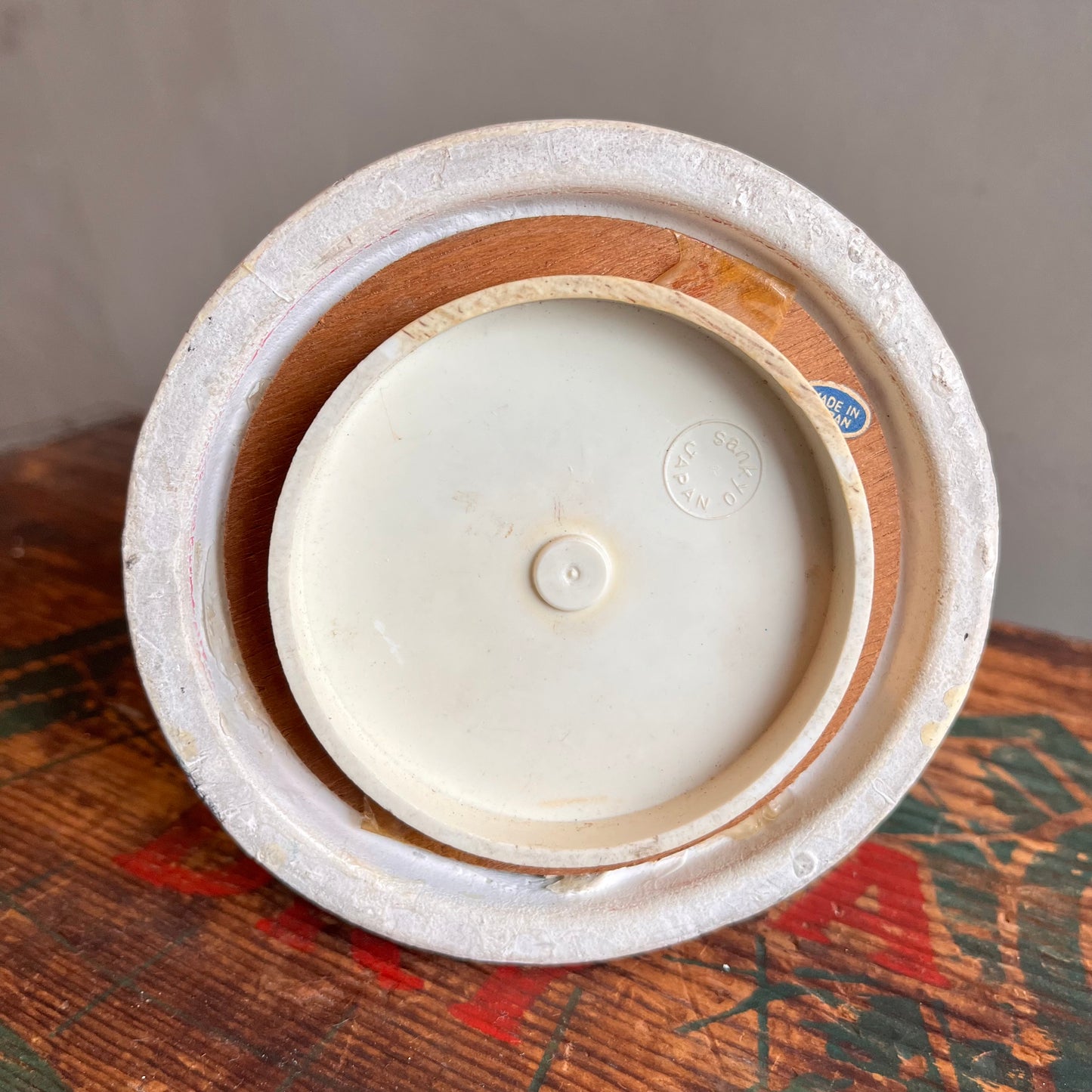 【JPN vintage】Chalkware Rotating Music Box