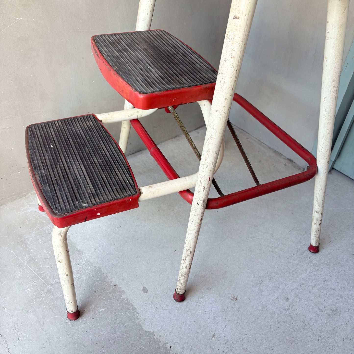 【1950s USA vintage】AMES MAID Step Stool Chair