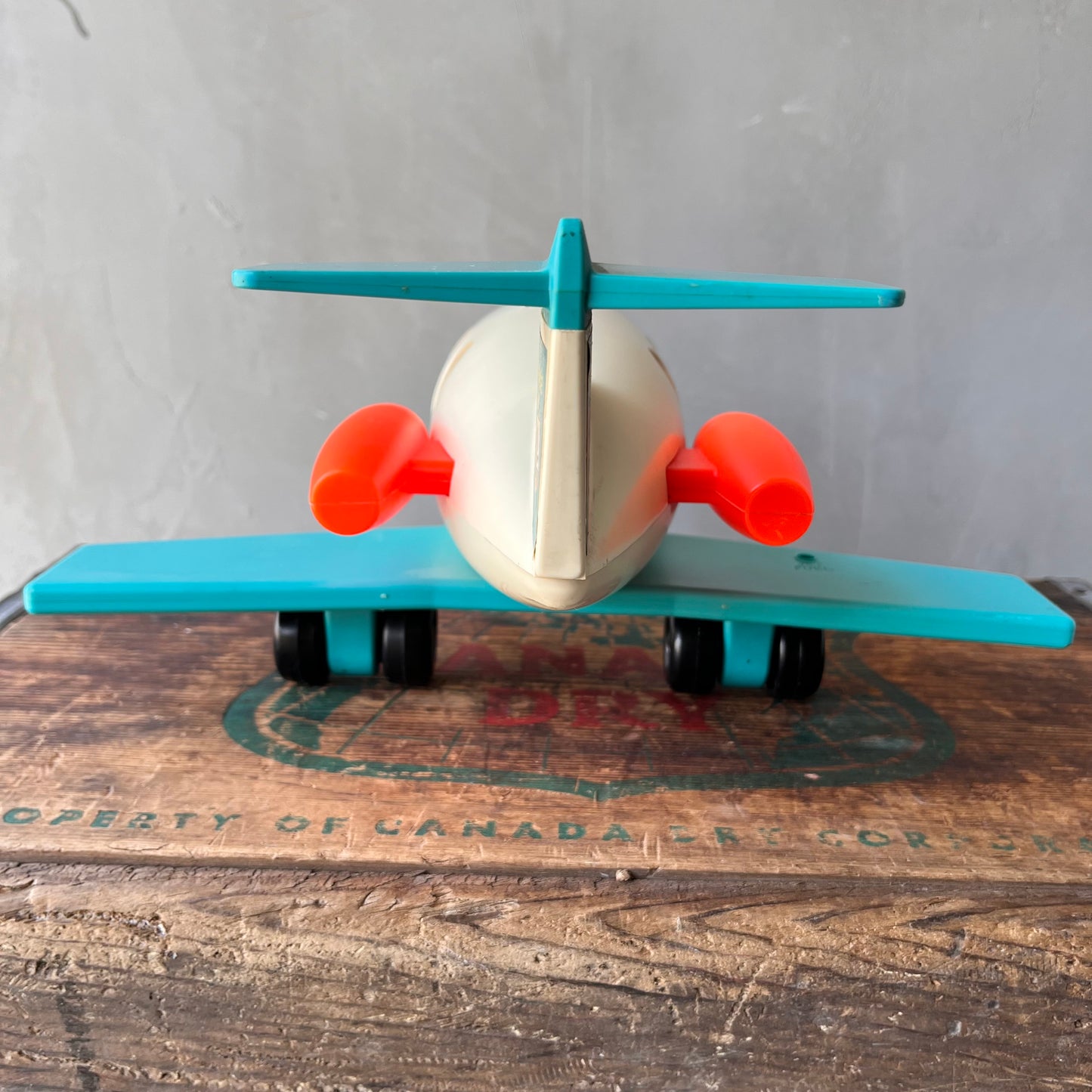 【1970s USA vintage】FISHER PRICE AIRPLANE TOY