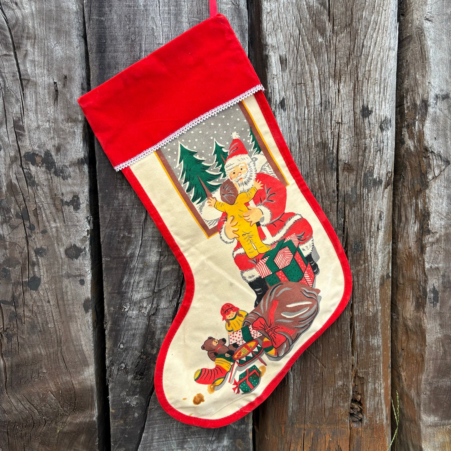 【1970s USA vintage】Christmas stockings