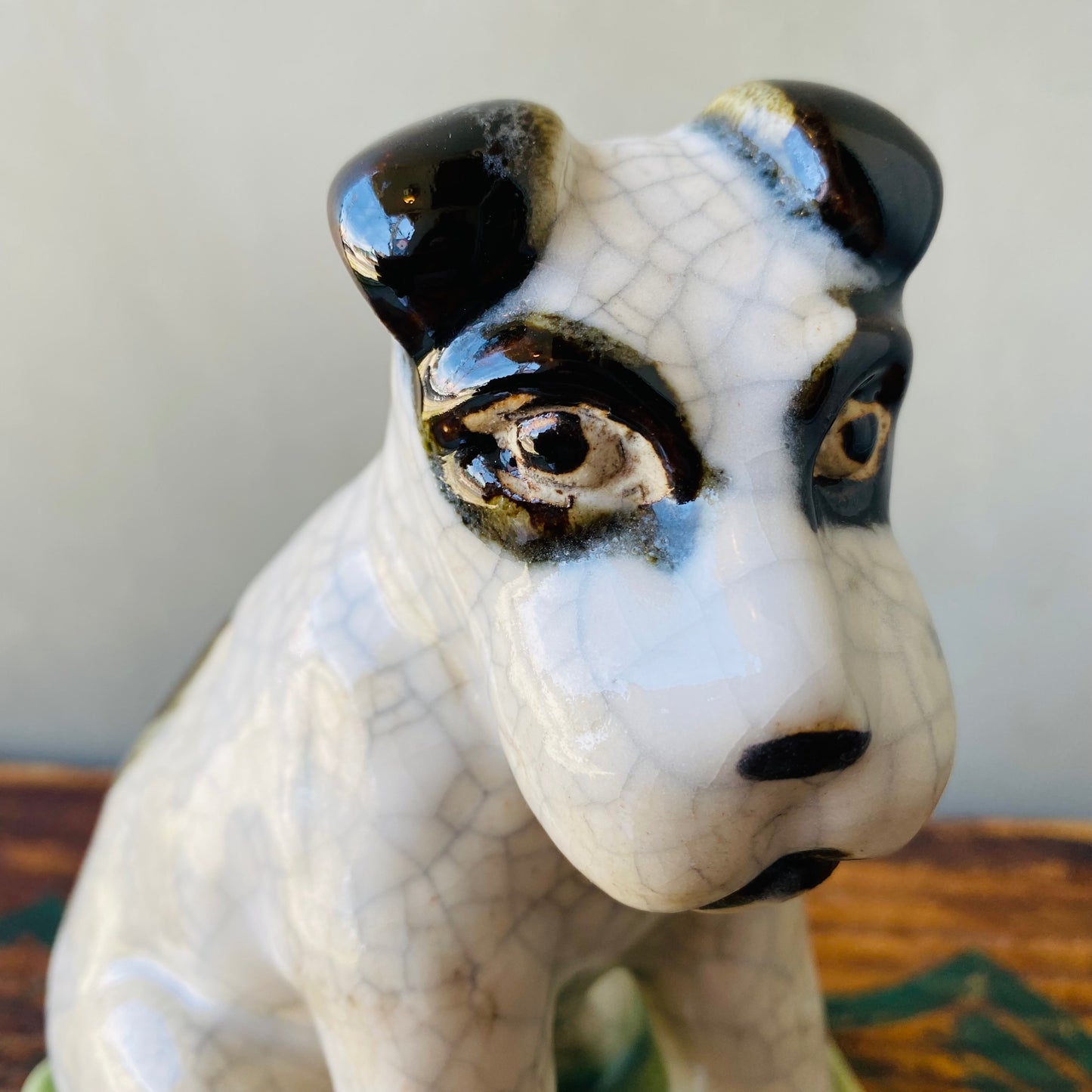 【USA vintage】dog figure objet